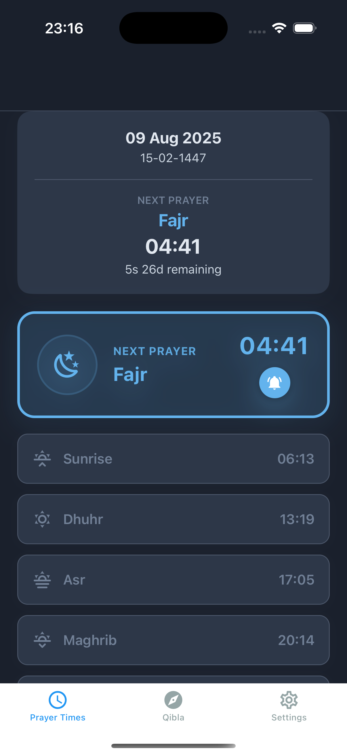 Muslimly App Screenshot